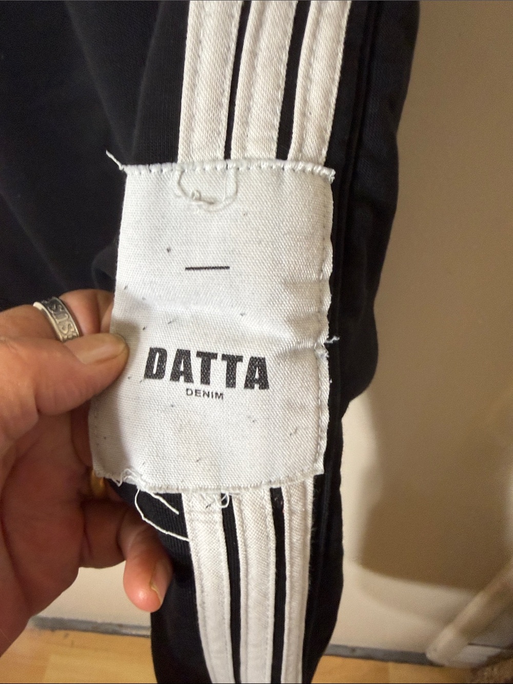 Kids Black Track Jogger Pants with Contrast Drawstring - Picture 4 of 4